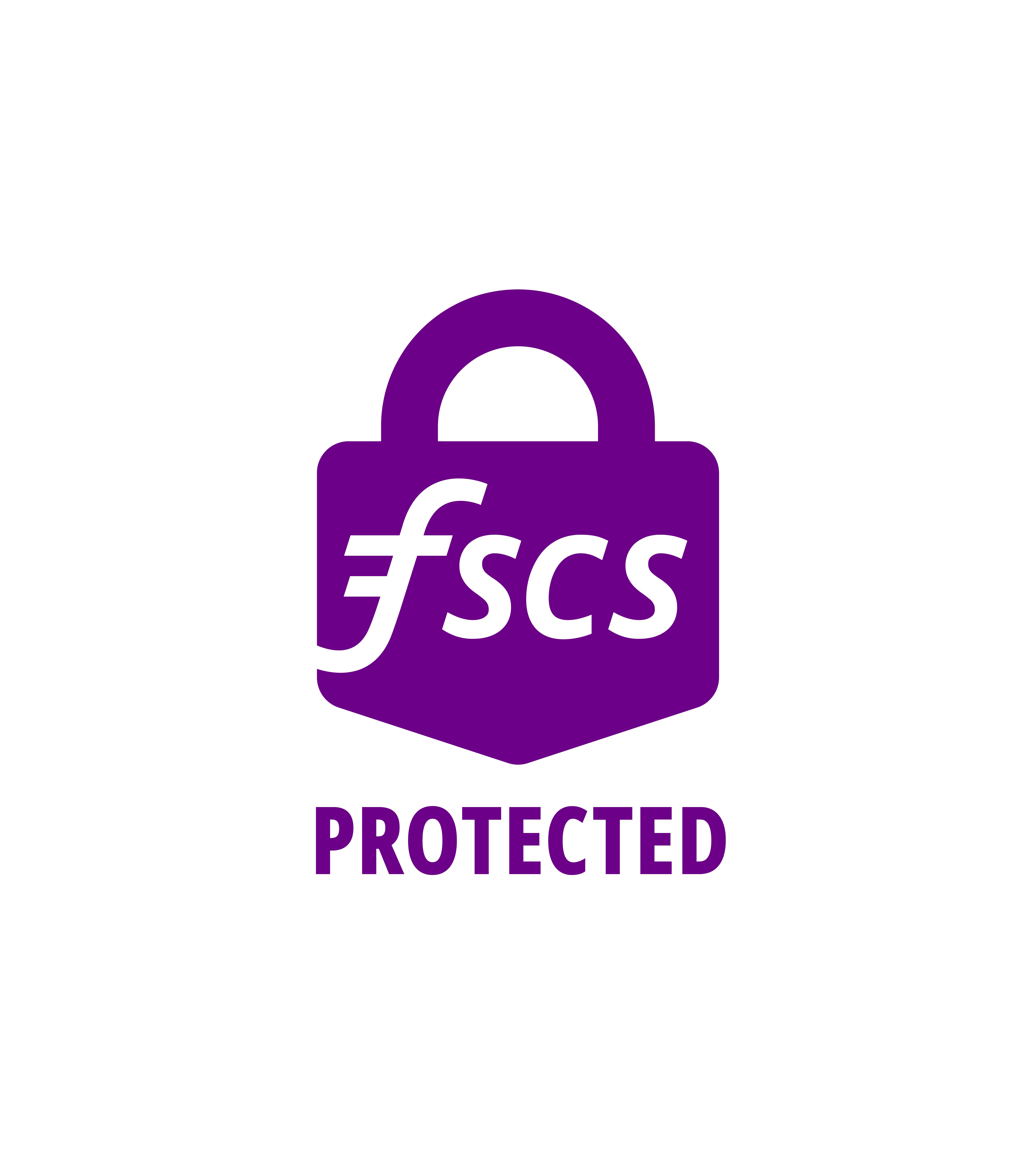 FSCS Protected Badge RGB Portrait PURPLE Neg